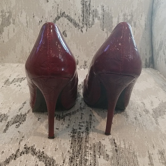 Aldo red patent leather stilettos sz 38 - Picture 3 of 8